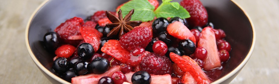 Wok de fruits au gingembre et aux épices